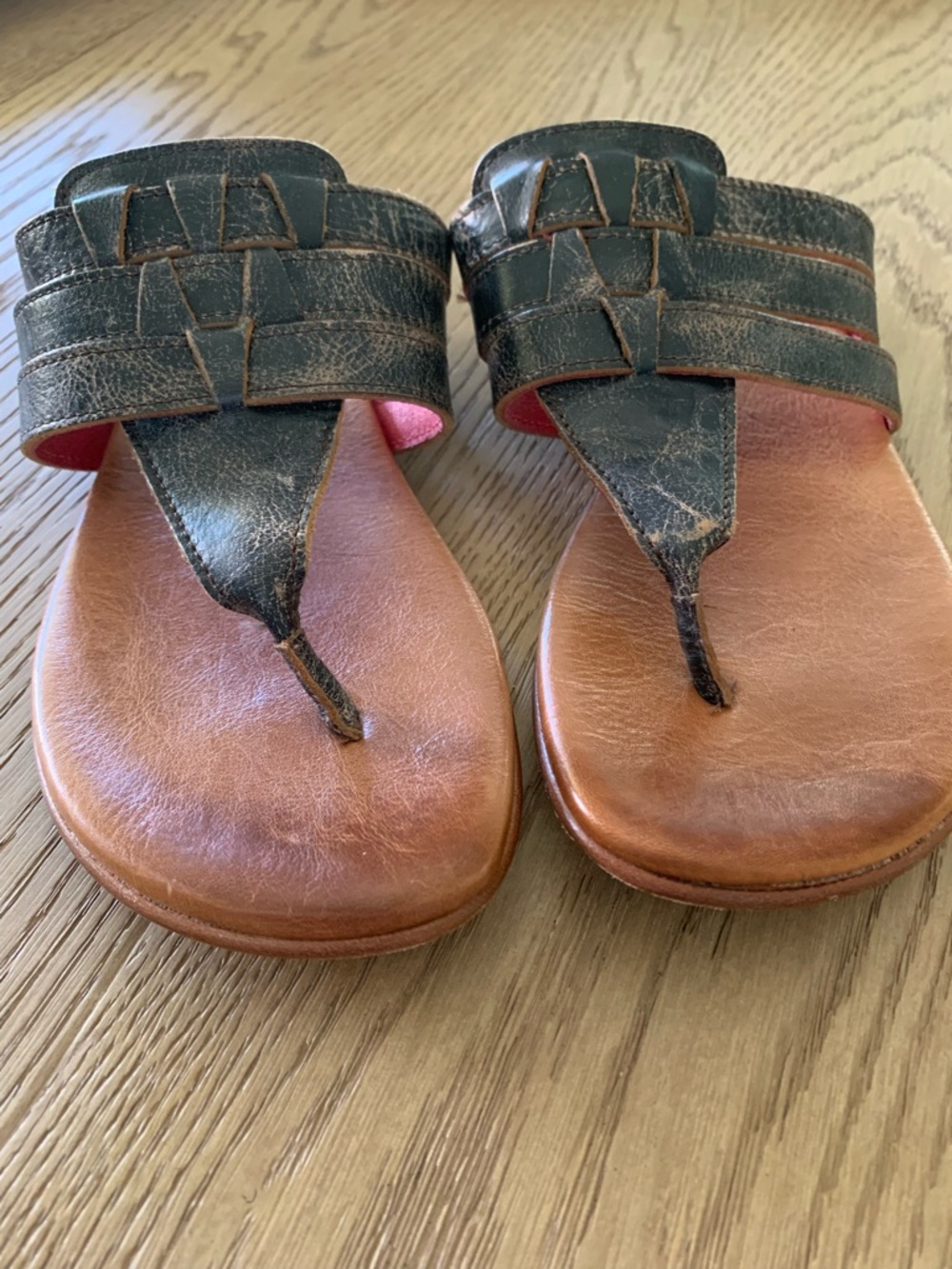 BED STU Rustic Black Sandal Size 7 - Picture 3 of 11
